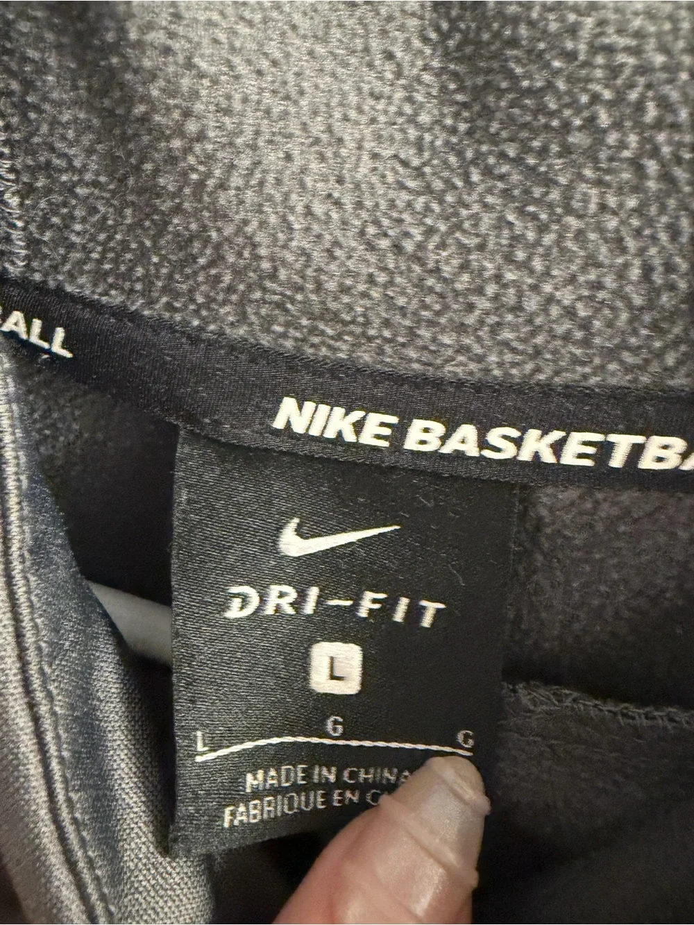 Nike Gray ELITE Hooded Performance Pullover